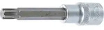 BGS Bit-Einsatz L&auml;nge 100 mm Antrieb Innenvierkant 12,5 mm (1/2") Keil-Profil...