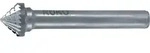 RUKO Hartmetall-Fr&auml;sstift KSK &Oslash; 10 mm Kopfl&auml;nge 5 mm Schaft-&Oslash; 6 mm...