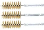 BGS Messingb&uuml;rste 19 mm Antrieb Au&szlig;ensechskant 6,3 mm (1/4") 3tlg. - 3078-19-M