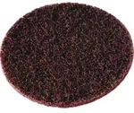 Schleifvliesscheibe D.125mm medium rot ungelocht TECWERK