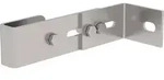 G&uuml;nzburger Steigtechnik Wandhalter mit Klemmb&uuml;gel verstellbar Edelstahl 165 - 205