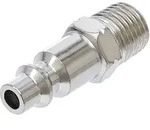 BGS Druckluft-Stecknippel 6,3 mm (1/4") Au&szlig;engewinde US / Frankreich - 7057