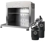 BEEFER Twin Pro DE/AT 20 NGH Erdgas ohne Trennwand 800&deg;C Oberhitzegrill mit