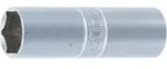 BGS Z&uuml;ndkerzen-Einsatz Sechskant d&uuml;nnwandig Antrieb Innenvierkant 12,5 mm (1/2") SW