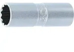 BGS Z&uuml;ndkerzen-Einsatz mit Haltegummi Zw&ouml;lfkant Antrieb Innenvierkant 12,5 mm