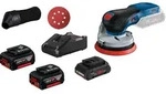 Bosch Akku-Exzenterschleifer GEX 18V-125 / 1x 4,0 Ah + 1x 4,0 Ah ProCORE18V + 1x 5,0