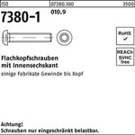 Flachkopfschraube ISO 7380-1 Innen-6kt M5x 35 010.9 200 St&uuml;ck