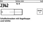 Schaftschraube ISO 2342 Kegelkuppe/Schlitz M3x 10 14 H 100 St&uuml;ck