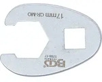BGS Hahnenfu&szlig;schl&uuml;ssel Antrieb Innenvierkant 10 mm (3/8") SW 17 mm - 1756-17