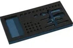 Werkzeugmodul Leereinlage 1/3-Modul 2000 871 247 36-tlg.TECWERK