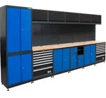 BGS Schrankwand-System Kompakt Holz 6 Module - 80130