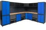 BGS Schrankwand-System Werkstatt Holz 8 Module - 80160