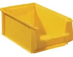 Sichtlagerkasten L350/300xB210xH140mm PE gelb TECWERK