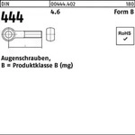 Augenschraube DIN 444 FormB BM 6x 55 4.6 25 St&uuml;ck