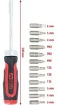 KS TOOLS 12 in 1 Ratschen-Bit-Schraubendreher - 159.2035