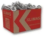 Tellerkopfschraube 8x260 Tellerkopf hell verz.TX40 KLIMAS