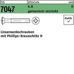 Linsensenkschraube ISO 7047 PH M5x25-H 4.8 galv.verz. 200St.