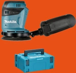 Makita DBO180-Solo-MP, Makita DBO180ZJ Akku-Exzenterschleifer 18 V Solo im Makpac