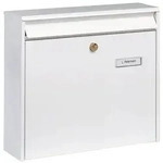BURG-W&Auml;CHTER Briefkasten Potsdam 877 W H.322mm B.362mm T.100mm wei&szlig; STA DIN C4 -