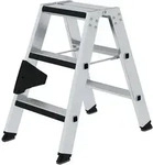 G&uuml;nzburger Steigtechnik Stufen-Stehleiter beidseitig begehbar mit clip-step relax 2