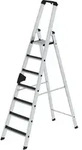 G&uuml;nzburger Steigtechnik Stufen-Stehleiter einseitig begehbar mit clip-step R13 7