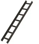 G&uuml;nzburger Steigtechnik Dachleiter braun 7 Sprossen - 011116