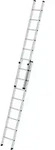 G&uuml;nzburger Steigtechnik Sprossen-Schiebeleiter 2tlg. ohne Traverse 2 x 8 Sprossen -