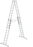 G&uuml;nzburger Steigtechnik Sprossen-Stehleiter 4tlg. mit nivello-Traverse 4 x 10