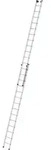 G&uuml;nzburger Steigtechnik Sprossen-Schiebeleiter 2tlg. ohne Traverse 2 x 14 Sprossen -