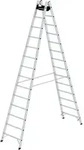 G&uuml;nzburger Steigtechnik 033028, G&uuml;nzburger Steigtechnik Sprossen-Stehleiter 2 x 14