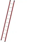 G&uuml;nzburger Steigtechnik Sprossen-Anlegeleiter GFK/Alu ohne Traverse 10 Sprossen -