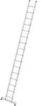 G&uuml;nzburger Steigtechnik Sprossen-Anlegeleiter mit nivello-Traverse 16 Sprossen -