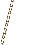 G&uuml;nzburger Steigtechnik Dachleiter Holz 18 Sprossen - 033124
