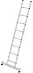 G&uuml;nzburger Steigtechnik Sprossen-Anlegeleiter mit nivello-Traverse 8 Sprossen -