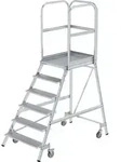 G&uuml;nzburger Steigtechnik 050106, G&uuml;nzburger Steigtechnik Podesttreppe einseitig
