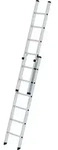 G&uuml;nzburger Steigtechnik Sprossen-Schiebeleiter 2tlg. ohne Traverse 2 x 6 Sprossen -