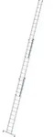 G&uuml;nzburger Steigtechnik Sprossen-Schiebeleiter 3tlg. mit nivello-Traverse 3 x 14