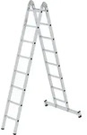 G&uuml;nzburger Steigtechnik Klappleiter 2tlg. mit nivello-Traverse 2 x 8 Sprossen -