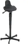 Stehhilfe PU-Schaum Sitz-H.610-895mm STA schwarz R&uuml;ckst&uuml;tze MEY