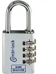 BURG-W&Auml;CHTER Zahlenvorhangschloss Combi Lock 90 Chromo Schlossk&ouml;rper-B.20mm