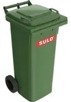 SULO M&uuml;llgro&szlig;beh&auml;lter 80l HDPE gr&uuml;n fahrbar,n.EN 840 - 1093343