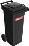 SULO M&uuml;llgro&szlig;beh&auml;lter 80l HDPE anthrazitgrau fahrbar,n.EN 840 - 1093327