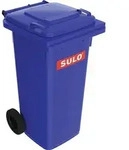 SULO M&uuml;llgro&szlig;beh&auml;lter 120l HDPE blau fahrbar,n.EN 840 - 1072346