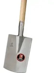 IDEAL Damenspaten BRITTA 250 x 165 / 160 mm Stahl mit Eschen-T-Stiel - 15010112