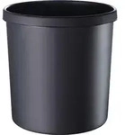 helit Papierkorb 18 l H310x&Oslash;295 mm mit Griffrand schwarz - H61064-95