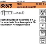 Highbond-Anker R 88579 M12x 75/10 Stahl galv.verz. 10 St&uuml;ck FISCHER