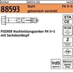 Hochleistungsanker R 88593 FH II 15/10 S Stahl galv.verz. 25St. FISCHER