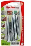 Fischer 4x Universald&uuml;bel UX 10 x 60 mm S mit Schraube - 77857