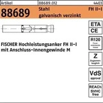 Hochleistungsanker R 88689 FH II 15/M 10 I Stahl galv.verz. 25St. FISCHER