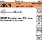Highbond-Anker R 88579 dyn 12x100/25 Stahl galv.verz. 10 St&uuml;ck FISCHER